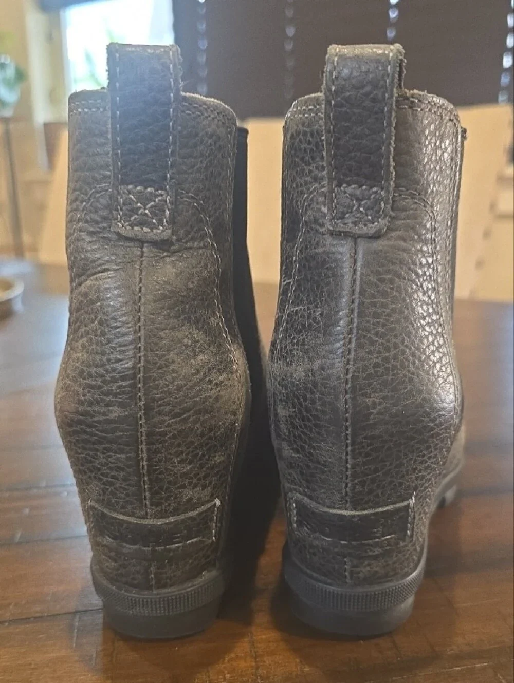 Sorel Womens Wedge Leather Boot 6.5